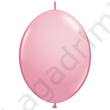 Kép 1/2 - 12 inch-es, 30cm Pink/Rózsaszín Quick Link, Standard Lufi, 6 db/csomag