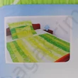 Kép 2/2 - Tünde Gála krepp ágynemű garnitúra, kivizöld, karikás, szimpla