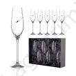 Kép 1/2 - Silhouette kristály pezsgőspohár szett díszdobozban, 6db, 190ml