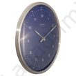 Kép 2/2 - Fali fém óra, Dome Shaped Glass, kék, 60 Minutes, 33cm
