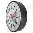 Kép 2/2 - Fali fém óra, Modern Gear Clock With Moving Gears, mozgó fogaskerék, 36cm