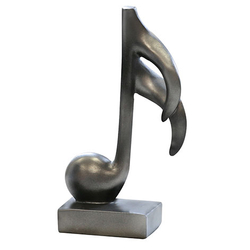 Polyresin szobor -Hangjegy-, 18cm - Casablanca