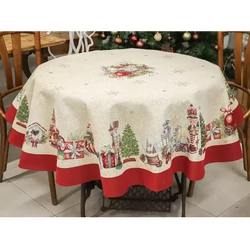 Karácsonyi terítő, diótörős, kör alakú, 165cm Karácsonyi terítő, diótörős, kör alakú, 165cm