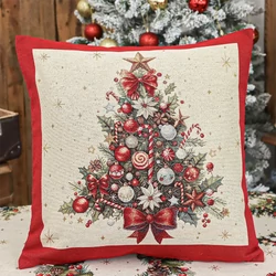 Karácsonyi díszpárna huzat, 45x45cm, Karácsonyfa Karácsonyi díszpárna huzat, 45x45cm, Karácsonyfa