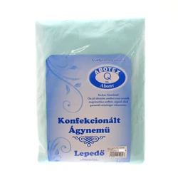 Vászon lepedő, világos türkizkék, 220x240cm