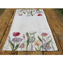 Tulipánmező, futó terítő, 44x140cm
