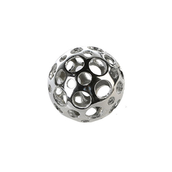 Dekorációs gömb, polyresin, 10cm