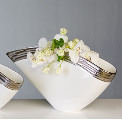 Kerámia váza -Penelope-, 40x20x9cm - Casablanca