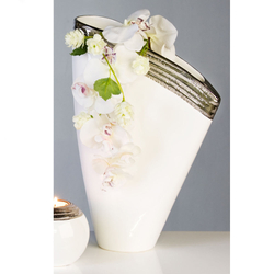 Kerámia váza -Penelope-, 40x28x10cm - Casablanca