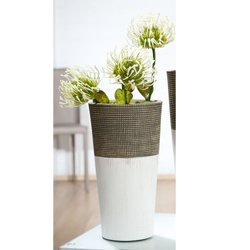 Kerámia váza -Marmoria-, 16x31x16cm - Gilde