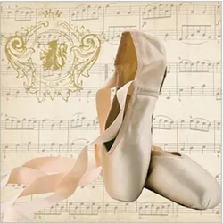 PPD papírszalvéta 20db, 25x25cm, Concerto Ballet