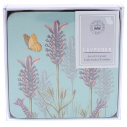 Parafa poháralátét csomag, 6db-os - Lavender