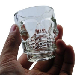 Röviditalos üveg, koponya pohár, 4db, 60ml - Gadget Master