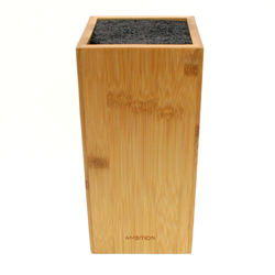 Univerzális késtartó - késblokk, bambusz, 10x10x22cm - Ambition