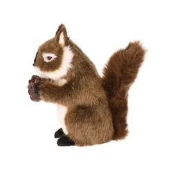 Mókus, ülő, műanyag és textil, 6x13cm