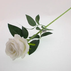 Rózsa szálas, fehér, 50cm