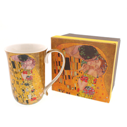 Gustav Klimt bögre, The Kiss, 400ml dobozos
