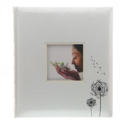 Pitypang mintás fényképalbum, 30 lap, 29x32cm, fehér