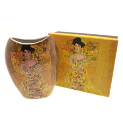 Gustav Klimt váza, Adele dobozos, 16x21x8cm