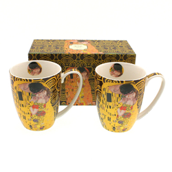 Gustav Klimt teás bögre, 2db, dobozos