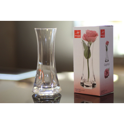 Üveg váza, 15cm