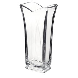 Üveg váza, 23cm