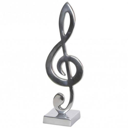 Violinkulcs szobor, 10,5x43x10,5cm