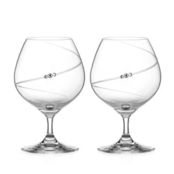 Silhouette kristály brandypohár szett díszdobozban, 2db, 250ml