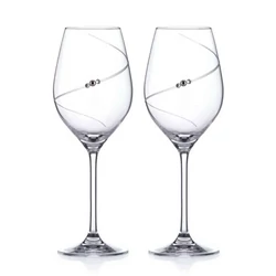 Silhouette kristály borospohár szett díszdobozban, 2db, 360ml