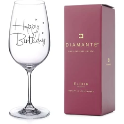 Platinum kristály születésnapi borospohár díszdobozban, 1db, 360ml