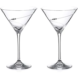 Silhouette kristály martinispohár szett díszdobozban, 2db, 210ml