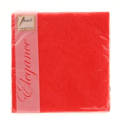 Ambiente papírszalvéta, 15 db, Elegance Red, 25x25cm