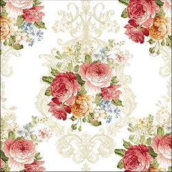 Ambiente papírszalvéta 20db, 33x33cm, Sara cream