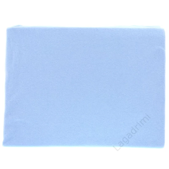 Jersey lepedő, világoskék 100x190-200cm