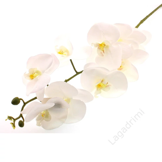 Orchidea művirág 95cm, fehér