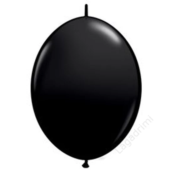 12 inch-es, 30cm Fekete Quick Link Lufi, 6 db/csomag