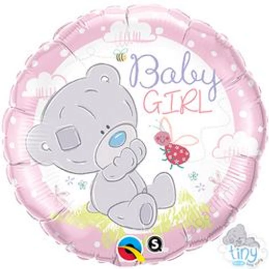 18 inch-es, 46cm Tiny Tatty Teddy Baby Girl Fólia Lufi