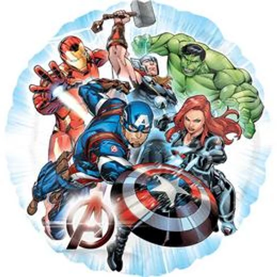 17 inch-es, 43cm Bosszúállók - Avengers Fólia Lufi