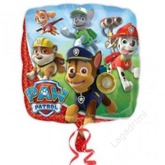 17 inch-es, 43cm Paw Patrol - A Mancs Őrjárat Fólia Lufi