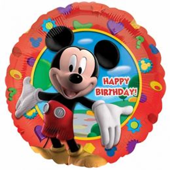 17 inch-es, 43cm Mikiegér - Happy Birthday Mickey's Clubhouse - Fólia Lufi