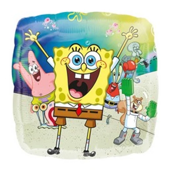 17 inch-es, 43cm Spongyabob és Barátai - Spongebob Fólia Lufi