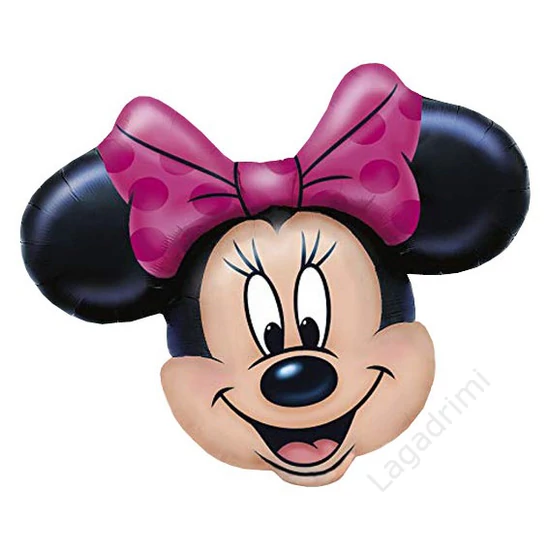 28 inch-es, 71cm Minnie Mouse Fej Fólia Lufi