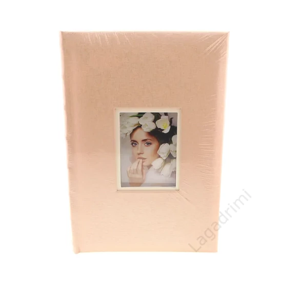 Fényképalbum, 22x32cm, 300db 10x15 kép, rosegold