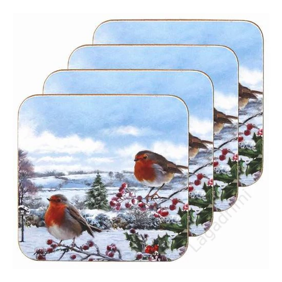Parafa poháralátét csomag, 4db-os, Robins
