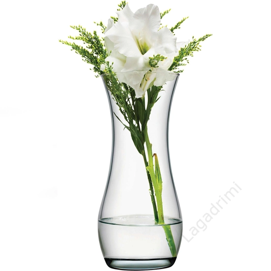Üveg váza, 25,5cm