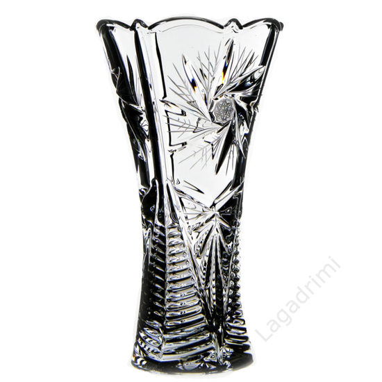 Victoria forgócsillagos kristály váza 30cm