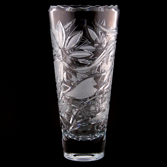 Mix modern kristály fazék váza, 30,5cm - Magyar termék
