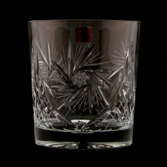 Victoria forgócsillagos kristály whisky 2  pohár, 300ml 6 db-os szett - Magyar termék