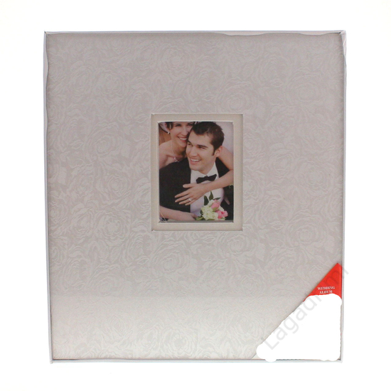 Fényképalbum, esküvő, dobozban, öntapadós, 28x31cm, 20lap