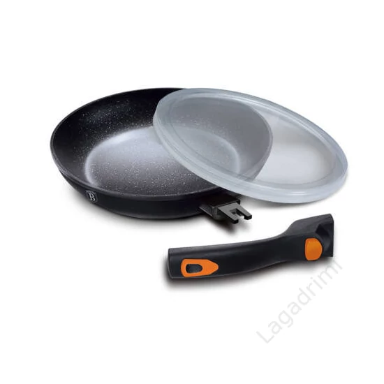 Granit Diamond Line serpenyő levehető nyéllel, műanyag fedéllel, 28cm, 2,4l - BerlingerHaus